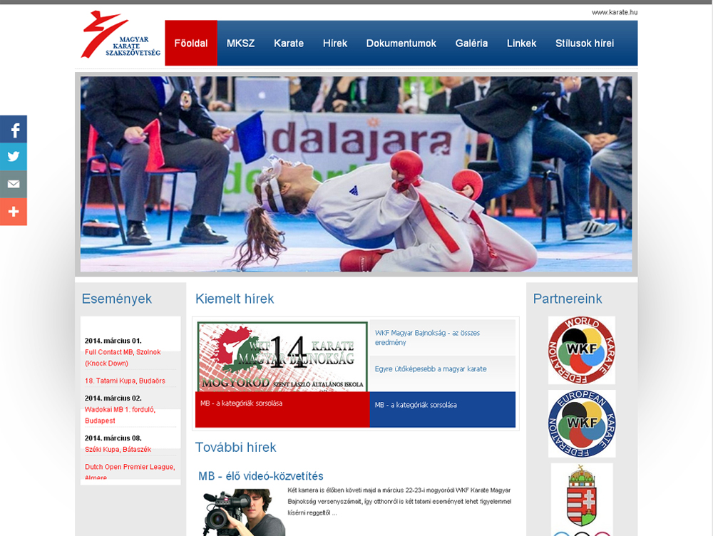 Társmédia portálok/Magyar Karate Szakszövetség
