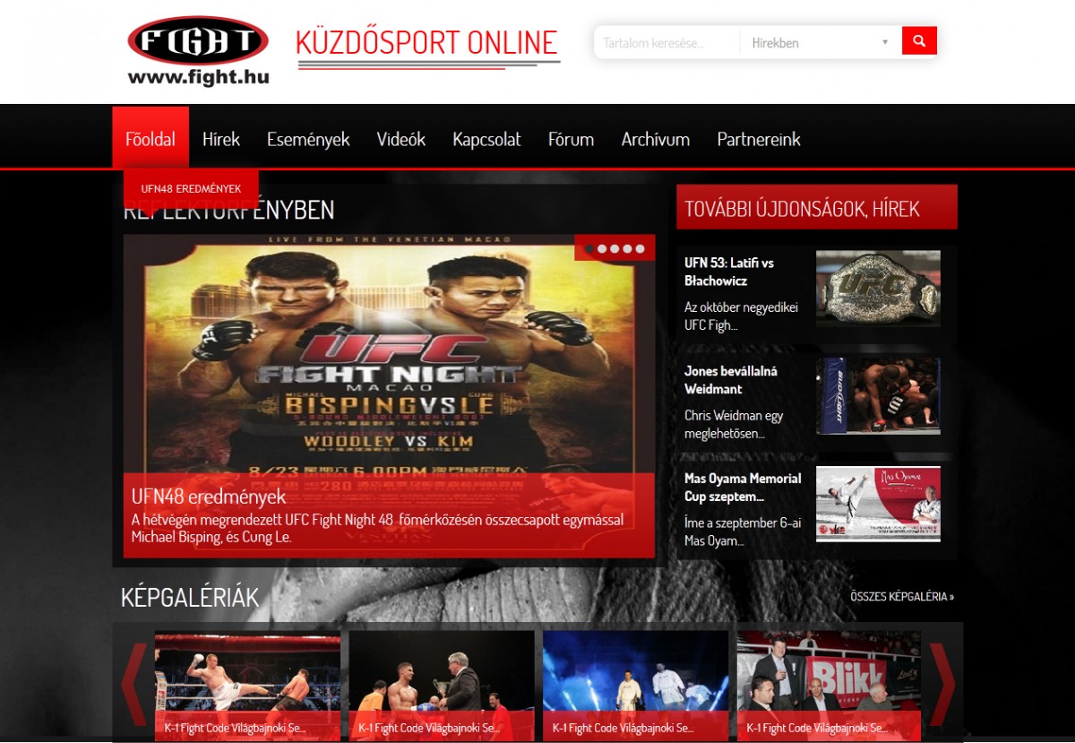 Szakportálok és adatbázisok/Fight.hu