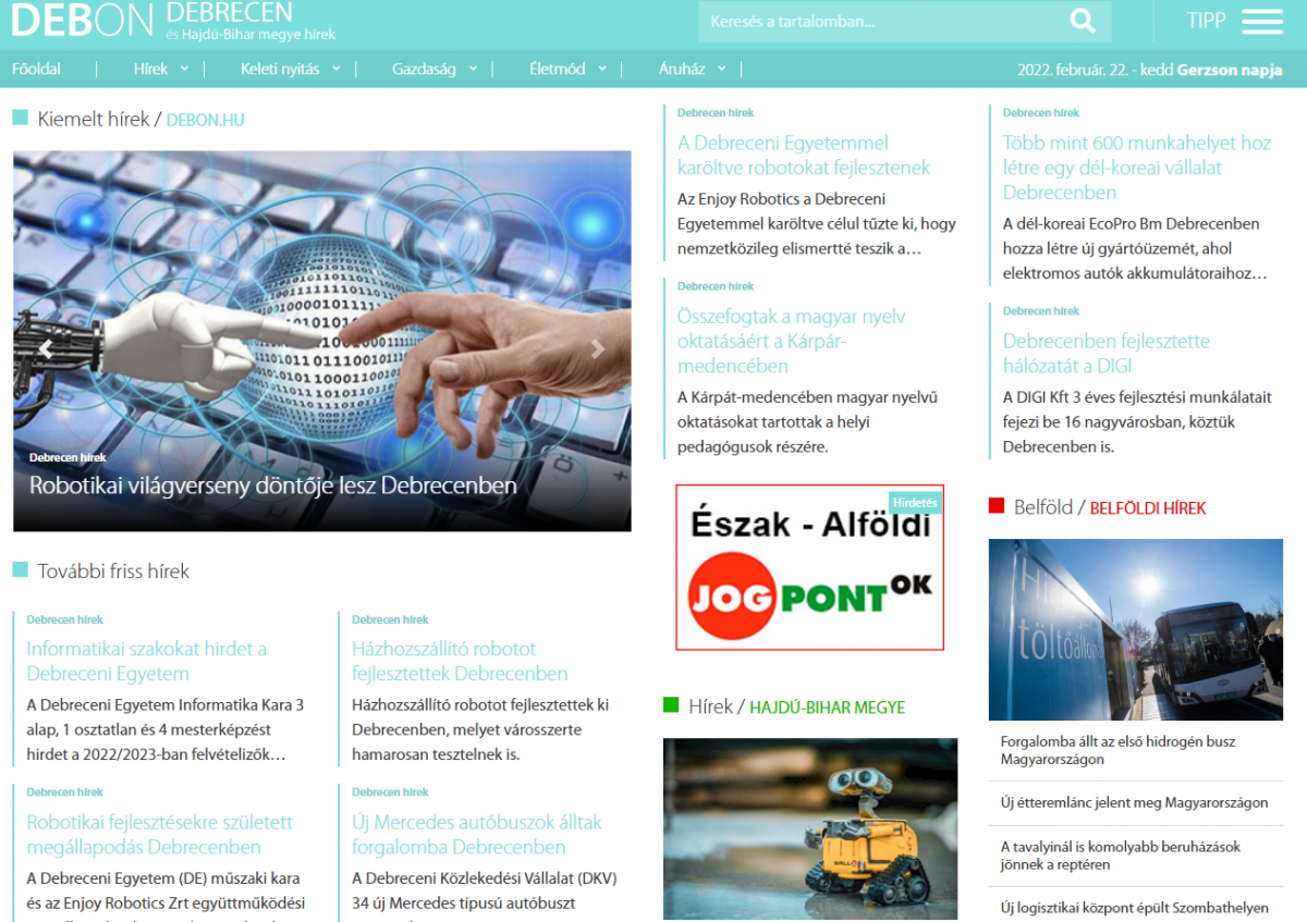 Település portálok/Debrecen Online